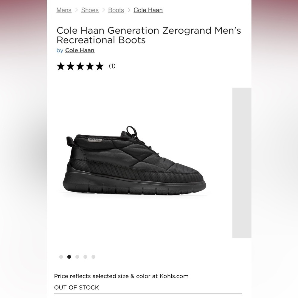 Men’s Cole Haan slippers